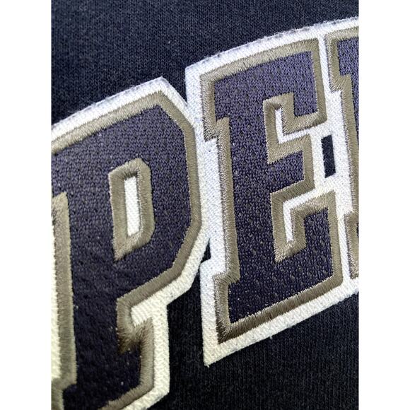 Champion Penn State University Hoodie Mens Large Blue Eco Fleece Embroidered - Picture 3 of 8